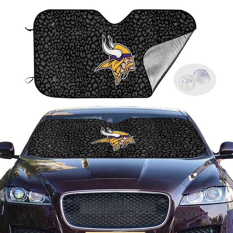 Minnesota Vikings Printed Car windshield sunshades is suitable front Car windshield sunshades