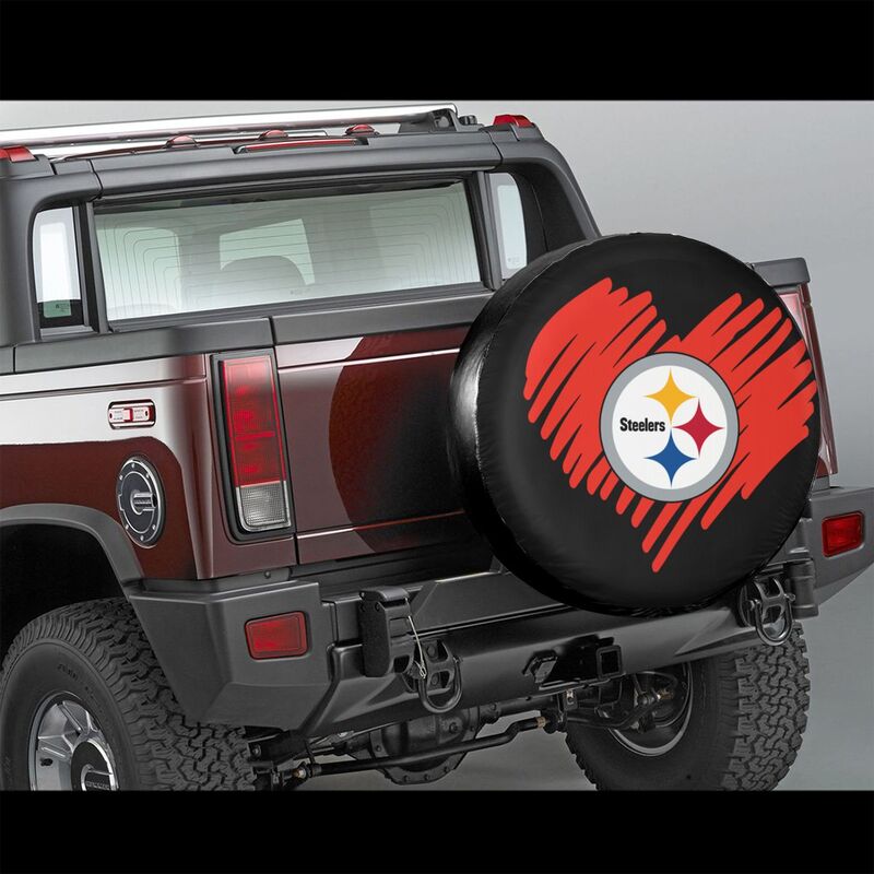 Pittsburgh Steelers 5 car dustproof sunscreen tyre protective cover Tyre protective cover