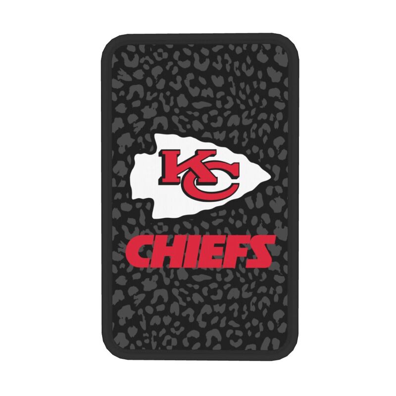 Kansas City Chiefs print Car handrail box cushion Personalized car armrest cover