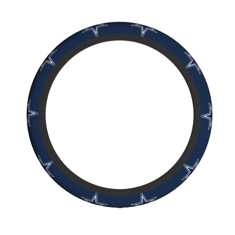 Dallas Cowboys 3 Printed elastic steering wheel cover breathable protective cover