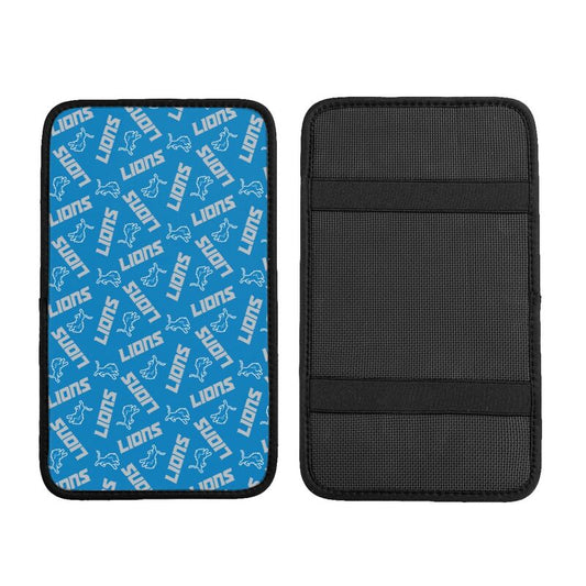 Detroit Lions  Printed armrest protective cover car armrest box cushion