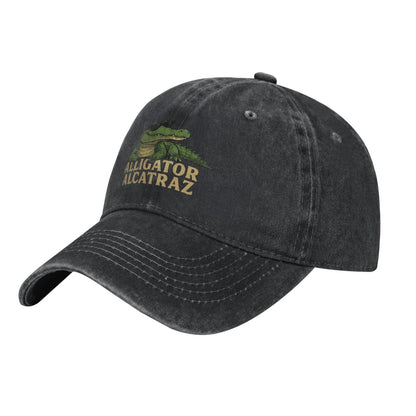 Alligator Alcatraz Cool Sunglasses Printed unisex baseball cap outdoor hats adjustable cap trucker gift hat