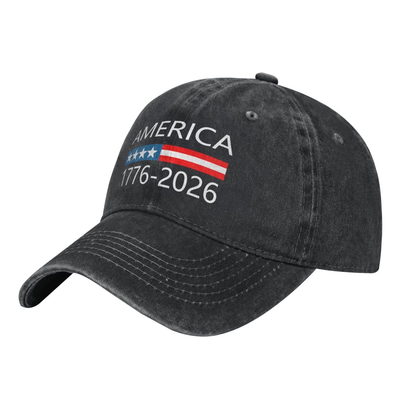 America 1776–2026 Printed unisex baseball cap outdoor hats adjustable cap trucker gift hat