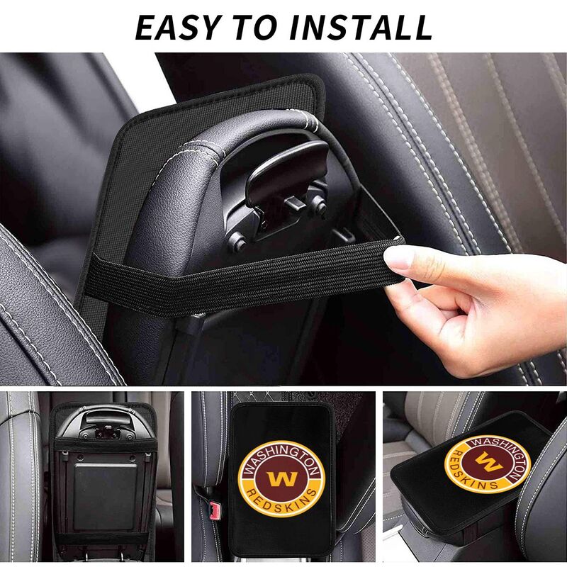 Washington Redskins print car armrest protective cover Car center console armrest pad