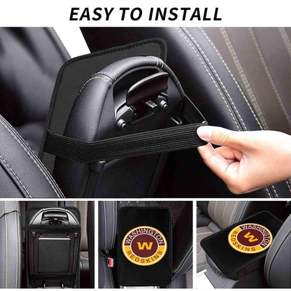 Washington Redskins print car armrest protective cover Car center console armrest pad