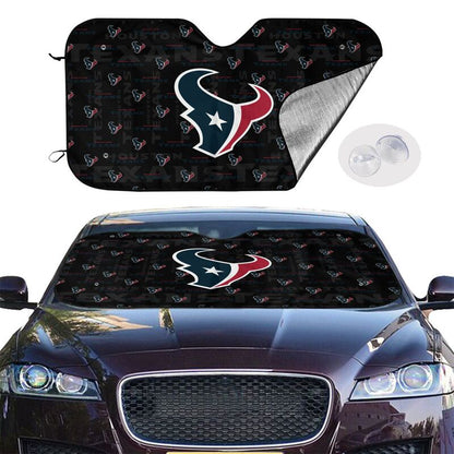 Houston Texans Printed is suitable for front Car windshield sunshades Car windshield sunshades