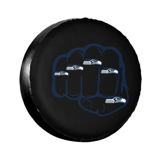 Seattle Seahawks Print tire protection cover car spare tire dust protection covers