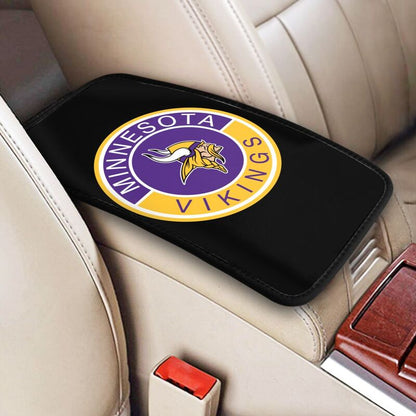 Minnesota Vikings print car armrest protective cover Car center console armrest pad