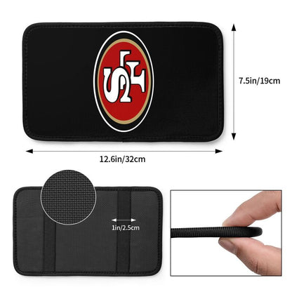 Car armrest box pad San Francisco 49ers Printed central armrest box elbow pad