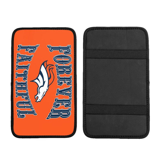 Denver Broncos Print car armrest box cover armrest protective cover