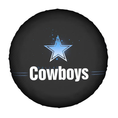 Dallas Cowboys 3 car dustproof sunscreen tyre protective cover Tyre protective cover