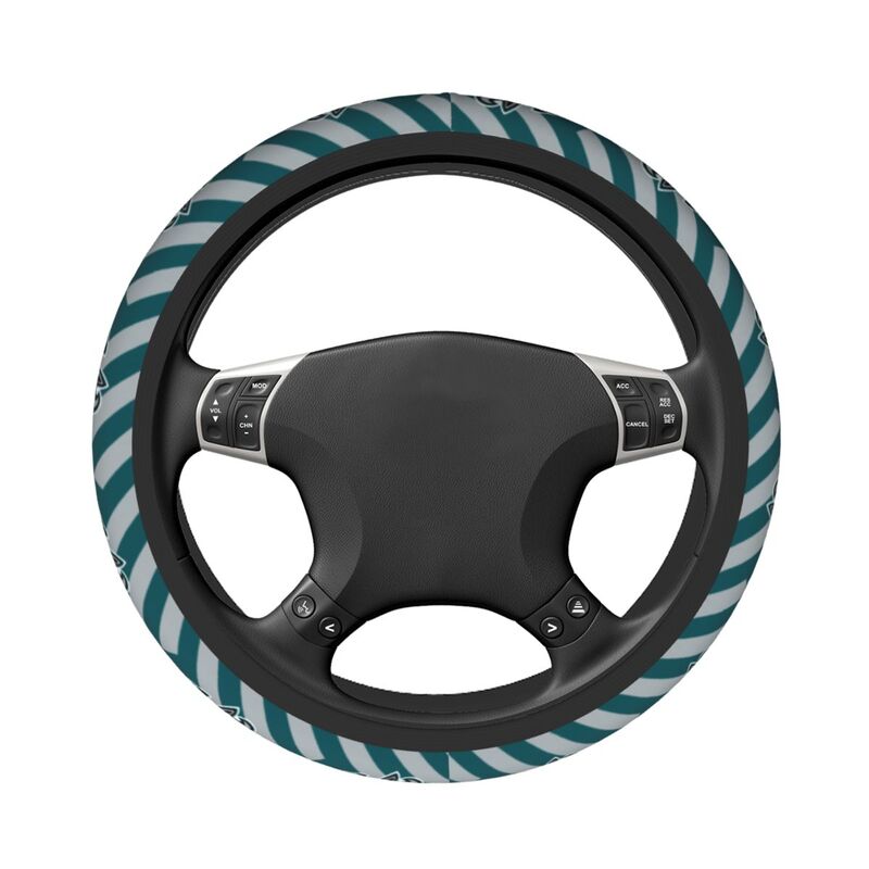 Philadelphia Eagles Printed elastic steering wheel cover car steering wheel protective cover