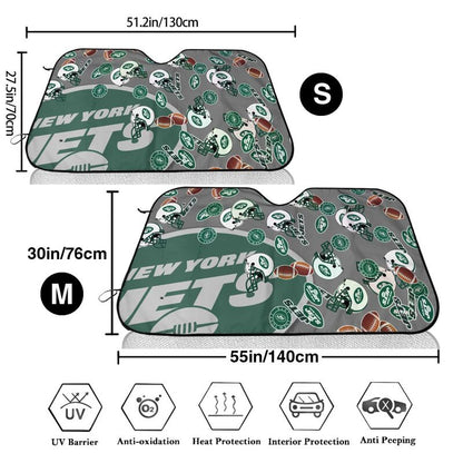 New York Jets Print multiple sizes car windshield sunshade panel car windshield sunshade cover