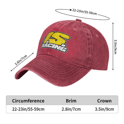 I.S.Racing Prints Printed unisex baseball cap adjustable cap outdoor sun hats trucker hat