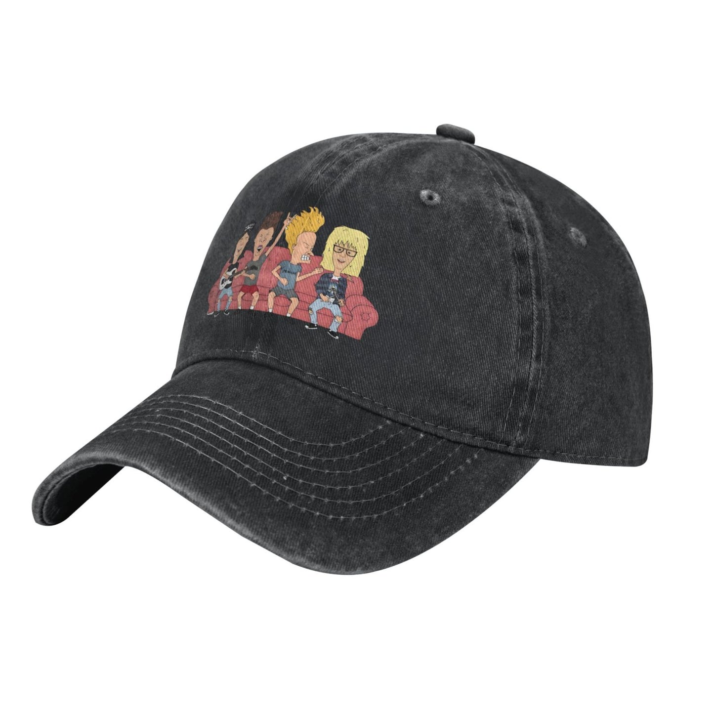 Bevis And Bart Head Printed unisex baseball cap adjustable cap outdoor sun hats trucker hat