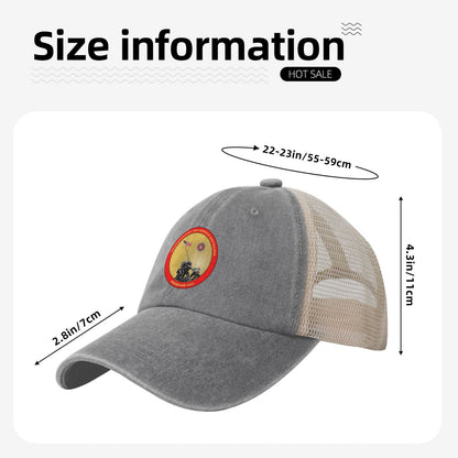 Henderson Hall Printed unisex baseball cap adjustable grid baseball cap veteran gift