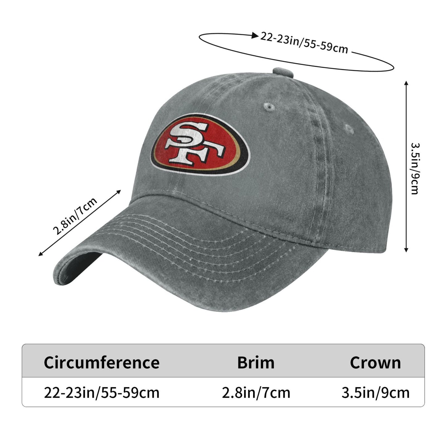 SF Printed unisex baseball cap outdoor hats adjustable cap trucker gift hat