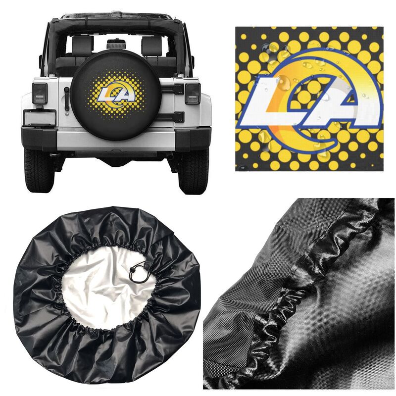 Los Angeles Rams Printing tire protection cover car sun protection tire protection cover