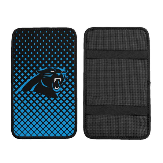 Carolina Panthers Car handrail box cushion Personalized printed car armrest cover