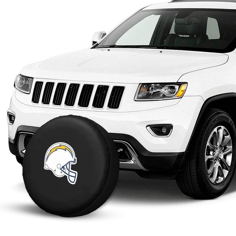 San Diego Chargers 3 Car tire protective cover waterproof and dustproof tire cover