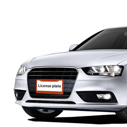 Chicago Bears Print front rear license plate holder circular hole license plate holder (one pair)