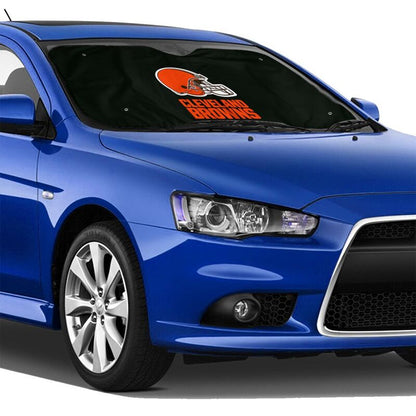 Cleveland Browns Print suitable for front Car windshield sunshades Car windshield sunshades