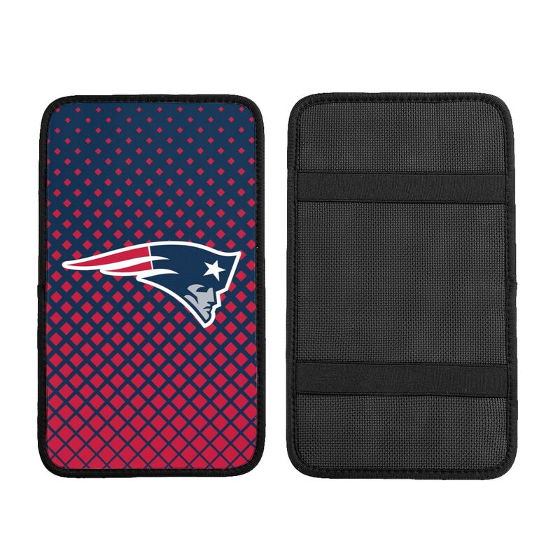 New England Patriots Car handrail box cushion Personalized printed car armrest cover