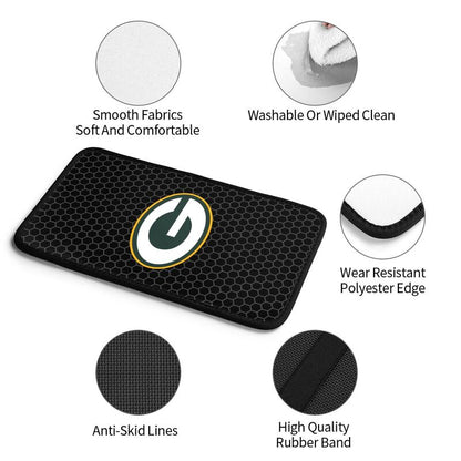 Green Bay Packers Printed protective pad for car armrest box