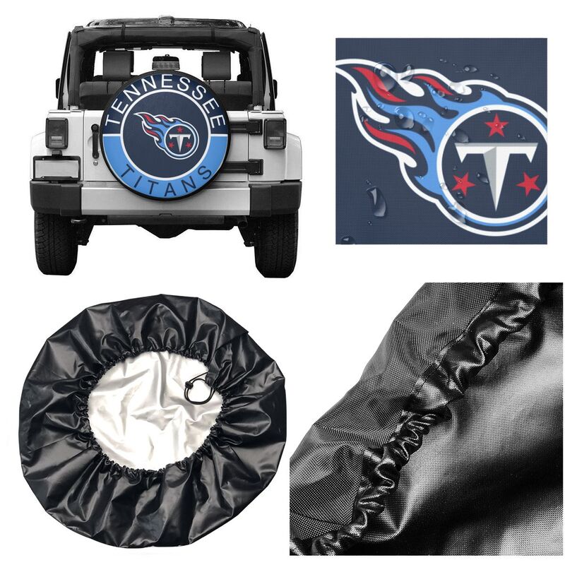 Tennessee Titans Printed tire protection cover car spare tire dust protection covers