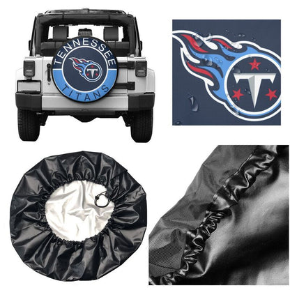 Tennessee Titans Printed tire protection cover car spare tire dust protection covers