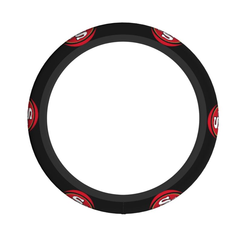 San Francisco 49ers Printed car anti-skid cover elastic steering wheel cover