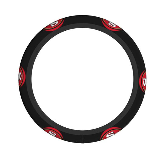San Francisco 49ers Printed car anti-skid cover elastic steering wheel cover