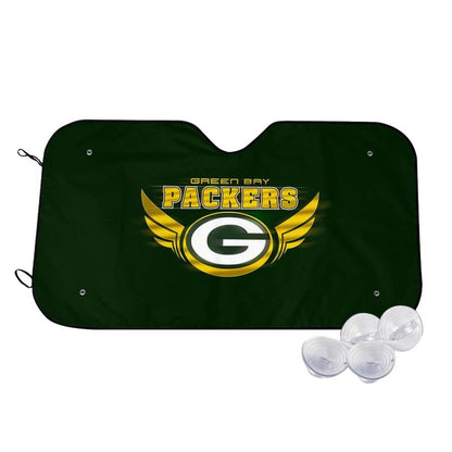 Green Bay Packers 3 Print suitable for front Car windshield sunshades Car windshield sunshades