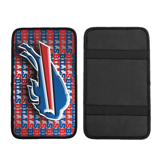 Car armrest box pad Buffalo Bills 1 Printed central armrest box cushion protective pad