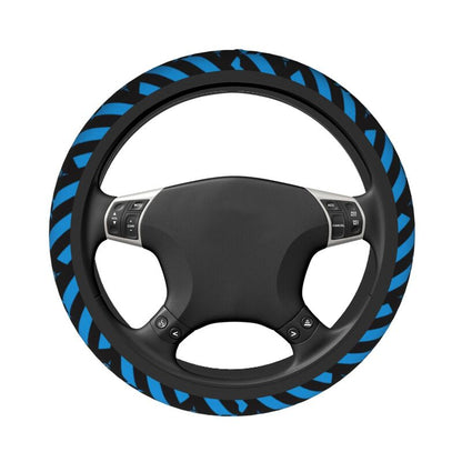 Carolina Panthers 2 Printed breathable elastic steering wheel protective cover