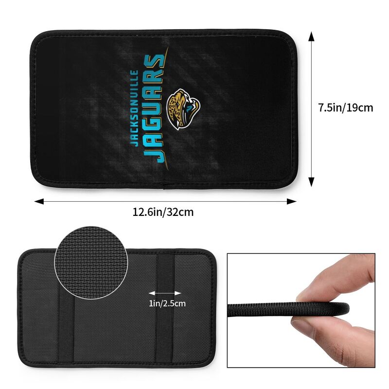 Jacksonville Jaguars Printed car armrest box pad elbow protection pad