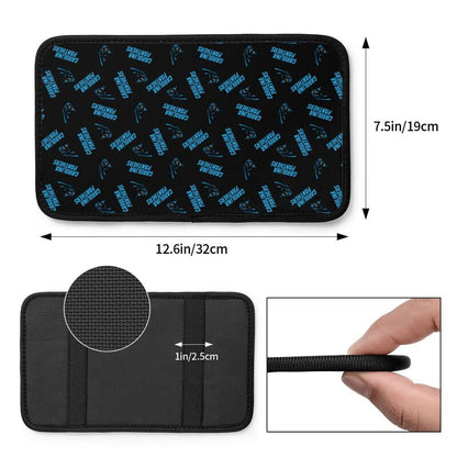 Carolina Panthers  Printed armrest protective cover car armrest box cushion