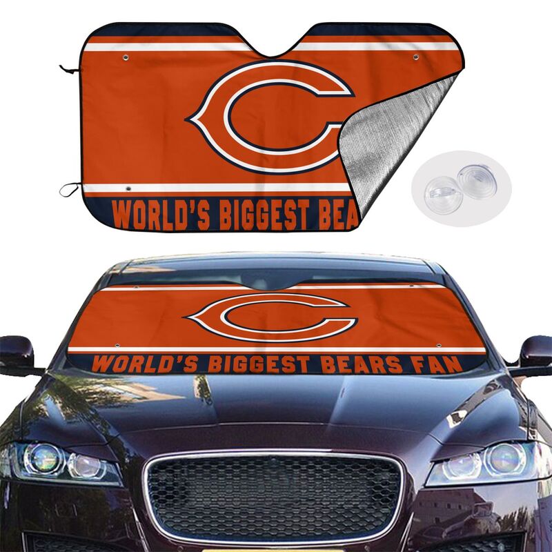 Chicago Bears Printing is suitable for car front windshield sunshades Car windshield sunshades
