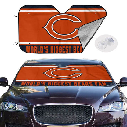 Chicago Bears Printing is suitable for car front windshield sunshades Car windshield sunshades