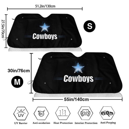 Dallas Cowboys Printing Car windshield sunshades is suitable front windshield sunshades