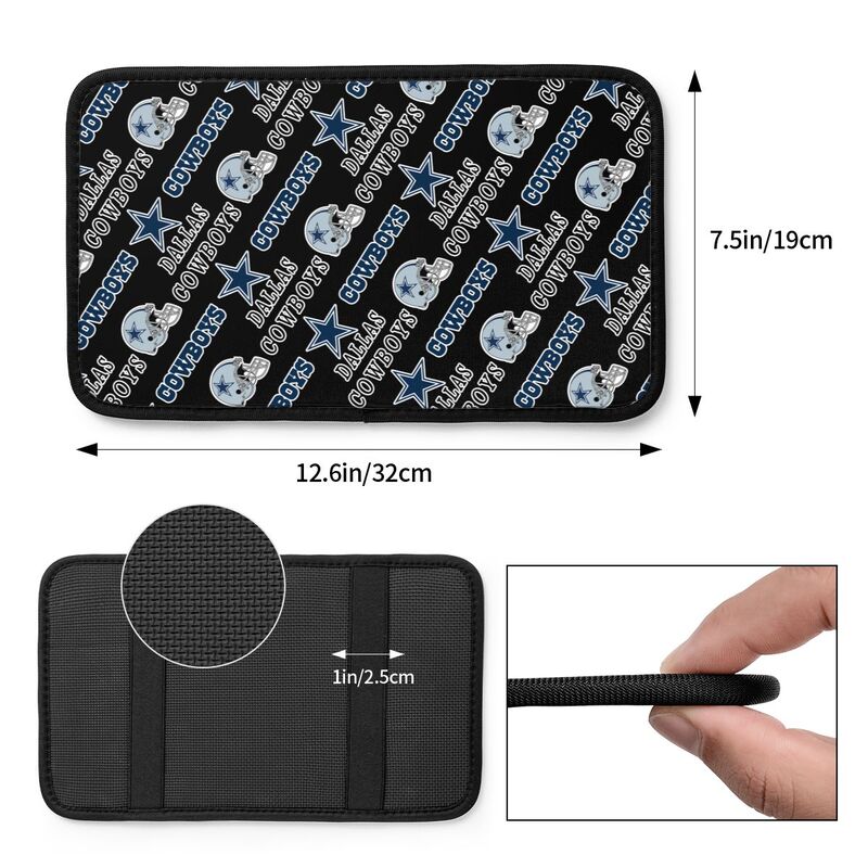 Dallas Cowboys Printing car armrest box protective pad