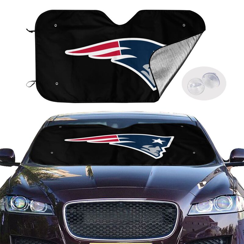 New England Patriots Printed car multi size front windshield sunshade car windshield sunshade