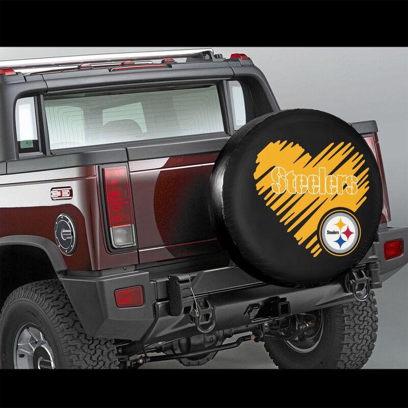 Pittsburgh Steelers Printed car spare tire dust protection cover tire protection cover