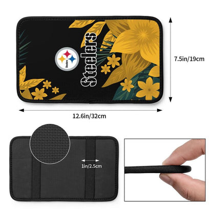Pittsburgh Steelers Car armrest box protective cover car center console armrest pad