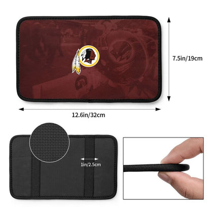 Car armrest box pad Washington Commanders 2 Printed central armrest box pad protective pad