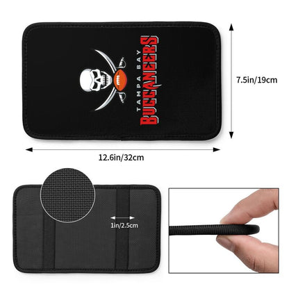 Car armrest box pad Tampa Bay Buccaneers 4 Printed center armrest box pad protective pad