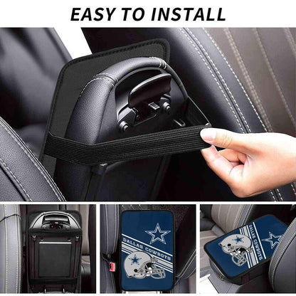 Car armrest box pad Dallas Cowboys Printed central armrest box elbow pad
