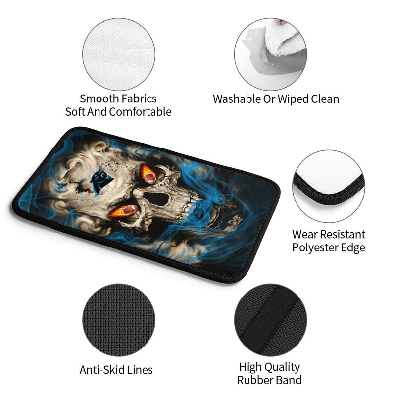 Carolina Panthers Printed car armrest box pad elbow support anti slip pad