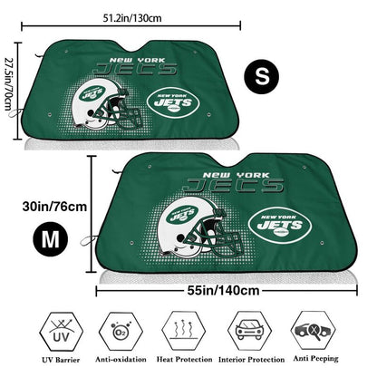 New York Jets Printing Car windshield sunshades is suitable car front windshield sunshades