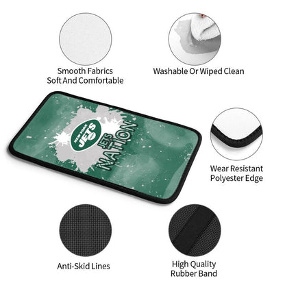 New York Jets print car center console armrest pad Car armrest box protective cover
